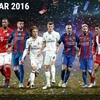 Đội hình xuất sắc nhất năm 2016 của châu Âu.
