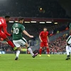 Daniel Sturridge cũng không thể giúp Liverpool đánh bại đội bóng hạng tư. (Nguồn: Daily Mail)