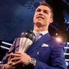 Ronaldo nhận danh hiệu Cầu thủ xuất sắc nhất năm 2018. (Nguồn: Getty Images)