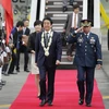 Lễ đón Thủ tướng Nhật Bản Shinzo Abe tại Philippines. (Nguồn: AP)