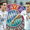 Niklas Sule (phải) và Sebastian Rudy. (Nguồn: DeFodi.de)