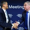 Chủ tịch IOC Thomas Bach và người sáng lập Alibaba Jack Ma. (Nguồn: EPA)