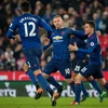 Rooney mang 1 điểm về cho Manchester United. (Nguồn: Daily Mail)