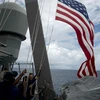 Tàu chiến của Hải quân Mỹ. (Nguồn: AP)