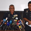 Phó Tổng thanh tra cảnh sát Malaysia ông Noor Rashid Ibrahim phát biểu tại buổi họp báo. (Ảnh: Lê Lương Hòa/Vietnam+)