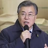 Ưng cử viên Tổng thống Hàn Quốc Moon Jae-in. (Nguồn: Yonhap)