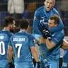 Zenit dẫn trước 3-0 nhưng đã bị loại đầy cay đắng bởi bàn thua ở phút 90. (Nguồn: AFP/Getty Images)