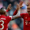 Vidal và Lewandowski cùng lập công cho Bayern. (Nguồn: Fcbayern.com)