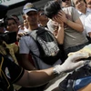 Cảnh sát Philippines bắt giữ tội phạm buôn ma túy. (Nguồn: EPA)