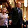 Tổng thống Thổ Nhĩ Kỳ Erdogan cáo buộc Thủ tướng Đức Angela Merkel. (Nguồn: AP)