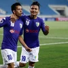 Văn Quyết lại góp công giúp Hà Nội FC chiến thắng. (Ảnh: Tá Hiển/Vietnam+)