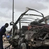 Hiện trường vụ đánh bom ở Somalia. (Nguồn: News.com.au)