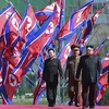 Nhà lãnh đạo Triều Tiên Kim Jong Un đi thị sát. (Nguồn: Reuters) 