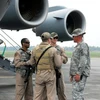 Lực lượng an ninh Mỹ ở Cộng hòa Trung Phi. (Nguồn: AP)