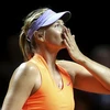 Sharapova có chiến thắng đầu tay sau án phạt. (Nguồn: AP)