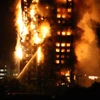 Cận cảnh đám cháy kinh hoàng ở tòa nhà 27 tầng tại London