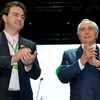 Tổng thống Brazil Michel Temer (phải) sẽ kiện cựu Chủ tịch Tập đoàn JBS Joesley Batista (trái). (Nguồn: EPA/TTXVN)