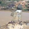 Cây cầu do Trung Quốc xây ở Kenya bị sập. (Nguồn: shanghaiist.com)