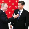 Tổng thống Nga Putin tiếp Chủ tịch Trung Quốc Tập Cận Bình. (Nguồn: Taiwan News)