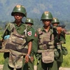 Lực lượng an ninh Myanmar. (Nguồn: BBC)