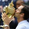 Federer đăng quang tại Wimbledon 2017. (Nguồn: Getty Images)