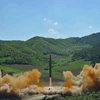 Hình ảnh vụ phóng tên lửa mới đây của Triều Tiên. (Nguồn: Reuters)