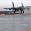 Máy bay Su-33 là trụ cột của các tàu sân bay Nga. (Nguồn: TASS)