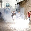 Đụng độ lại xảy ra tại đền thờ Al-Aqsa. (Nguồn: Reuters)