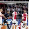 Ajax (áo đỏ-trắng) sớm phải chia tay Champions League. (Nguồn: AP)