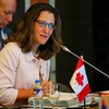 Ngoại trưởng Canada Chrystia Freeland. (Nguồn: AFP)