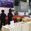 Tang vật cảnh sát Thái Lan thu giữ được. (Nguồn: chiangraitimes.com)