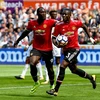 Bailly và Lukaku cùng lập công mang 3 điểm về cho Manchester United. (Nguồn: AFP/Getty Images)