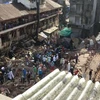 Sập nhà ở Mumbai. (Nguồn: indianexpress.com)