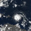 Hình ảnh bão Irma được chụp từ vệ tinh. (Nguồn: Guardian)