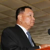 Chủ tịch Thượng viện Campuchia Samdech Say Chhum. (Ảnh Trí Dũng/TTXVN)