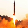 Hình ảnh 1 vụ phóng tên lửa của Triều Tiên. (Nguồn: AP)