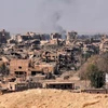 Cảnh đổ nát không các cuộc không kích ở Syria. (Nguồn: AFP)