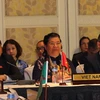 Phó Chủ tịch Thường trực Quốc hội Tòng Thị Phóng tham dự phiên họp Ban Chấp hành AIPA-38. (Ảnh: TTXVN)