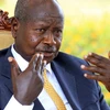 Tổng thống Uganda Yoweri Museveni. (Nguồn: AP)