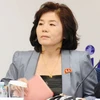 Vụ trưởng Vụ Bắc Mỹ thuộc Bộ Ngoại giao Triều Tiên Choe Son Hui. (Nguồn: Daily Express)