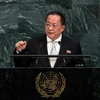 Ngoại trưởng Triều Tiên Ri Yong-ho. (Nguồn: AFP/Getty Images)