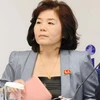 Vụ trưởng Vụ Bắc Mỹ Bộ Ngoại giao Triều Tiên Choe Son-hui. (Nguồn: guardian.ng)