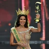 Người đẹp Peru Maria Jose Lara đăng quang Hoa hậu Hòa bình thế giới 2017. (Ảnh: Lê Sen/TTXVN)