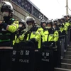 Cảnh sát Seoul được đặt vào cấp độ cảnh giác cao nhất. (Nguồn: NPR)