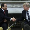 Tổng thống Ai Cập al-Sisi và người đồng cấp Mỹ Donald Trump. (Nguồn: Politico)