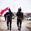 Quân đội Syria tại thị trấn Albu Kamal. (Nguồn: AP)