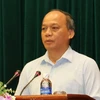 Thứ trưởng Bộ Nông nghiệp và Phát triển nông thôn Vũ Văn Tám. (Ảnh: Minh Trí/TTXVN)