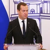 Thủ tướng Nga Dmitry Medvedev. (Nguồn: AP)