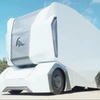 Chiếc xe tải chạy điện tự động T-pod. (Nguồn: The American Energy News)