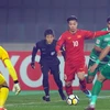 Công Phượng đi bóng trong trận gặp U23 Iraq. (Nguồn: AFC)
